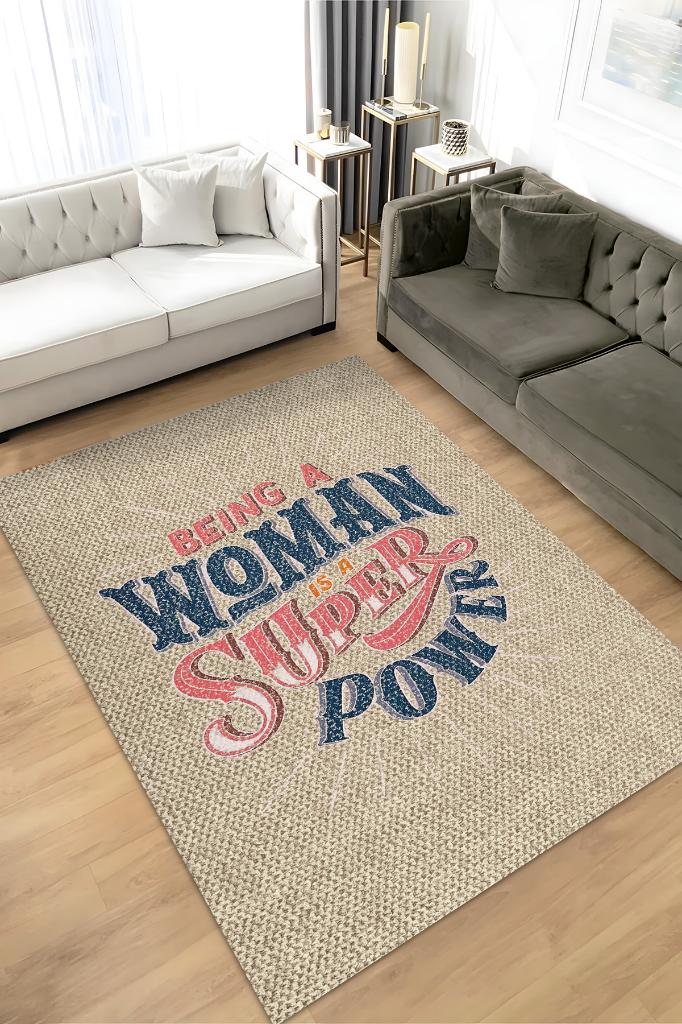 Süper Güç Dekoratif Halı