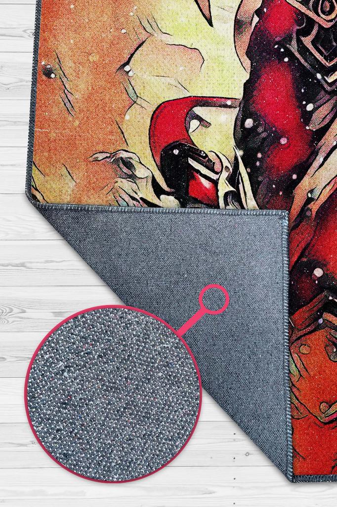 Talon Çok Renkli Oyuncu Halısı Kırmızı Renk Gamer Temalı League Of Legends Hediyelik Halı