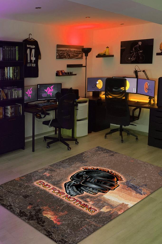 Toplamak İçin Oyna Çok Renkli Oyuncu Halısı Renkli Gamer Temalı Halı Pubg Sever Hediye Halı