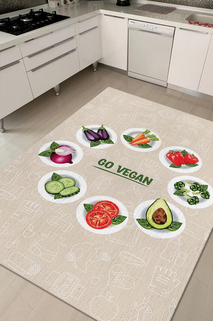 Vegan Ol Dekoratif Vegan Halısı