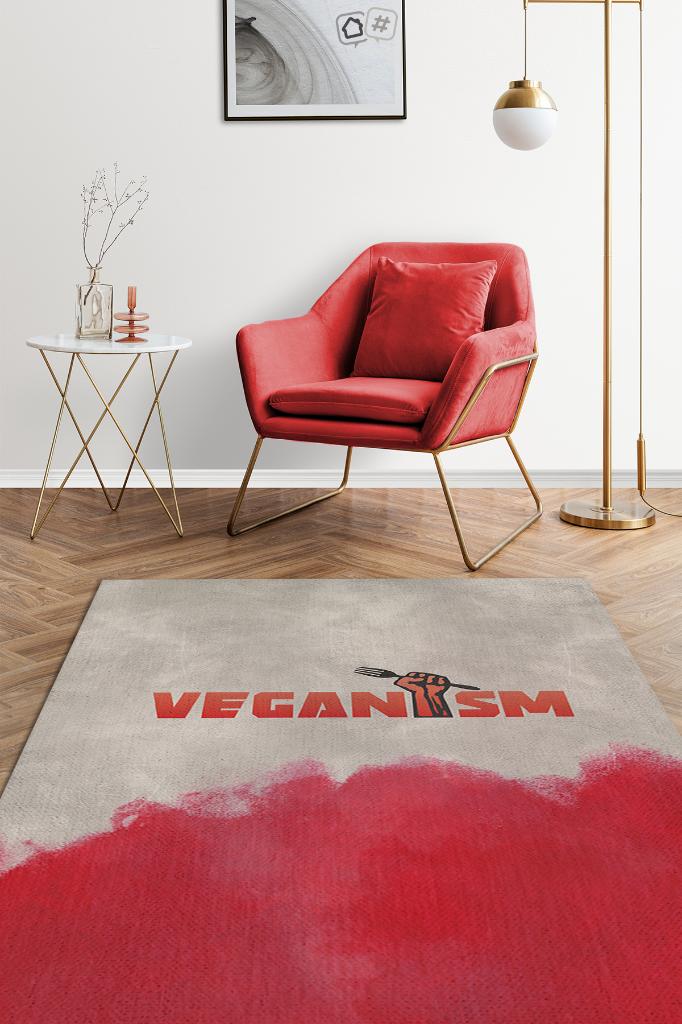 Veganizim Dekoratif Vegan Halısı