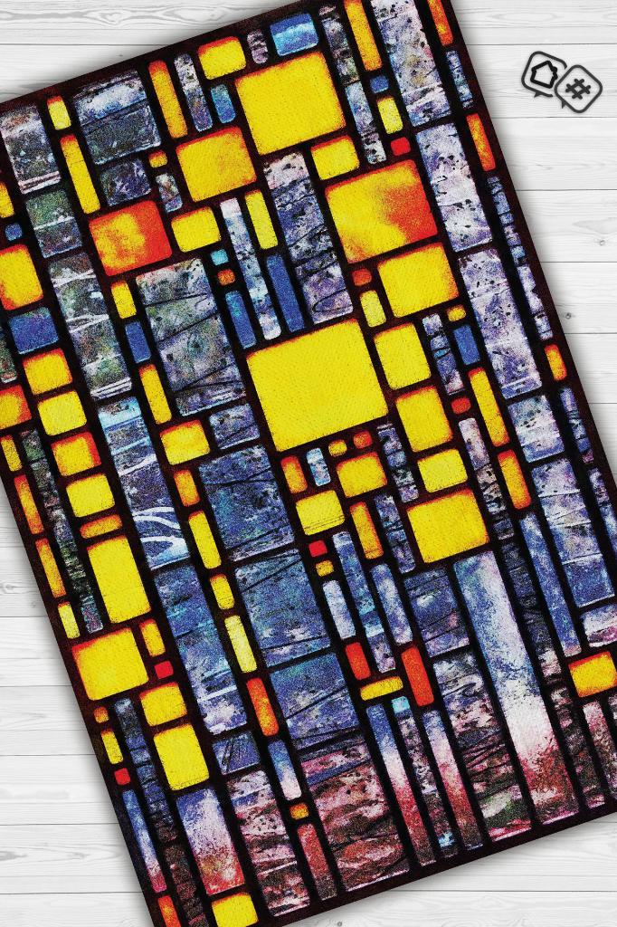 Vitray Dekoratif Halı