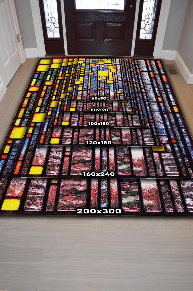 Vitray Dekoratif Halı