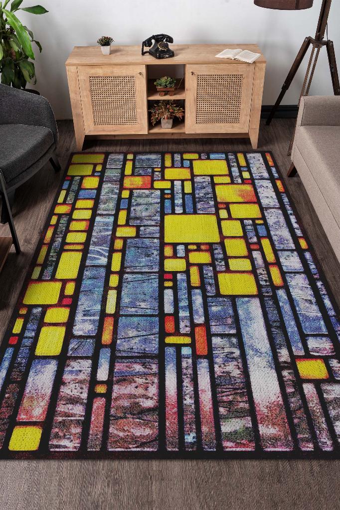 Vitray Dekoratif Halı