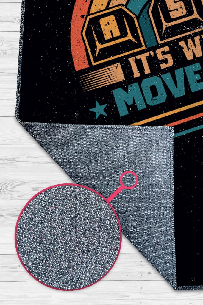 WASD Siyah Oyuncu Halısı Gamerlara Özel Tasarım Halı Oyuncuya Hediye Halı Oyun Sever Halısı