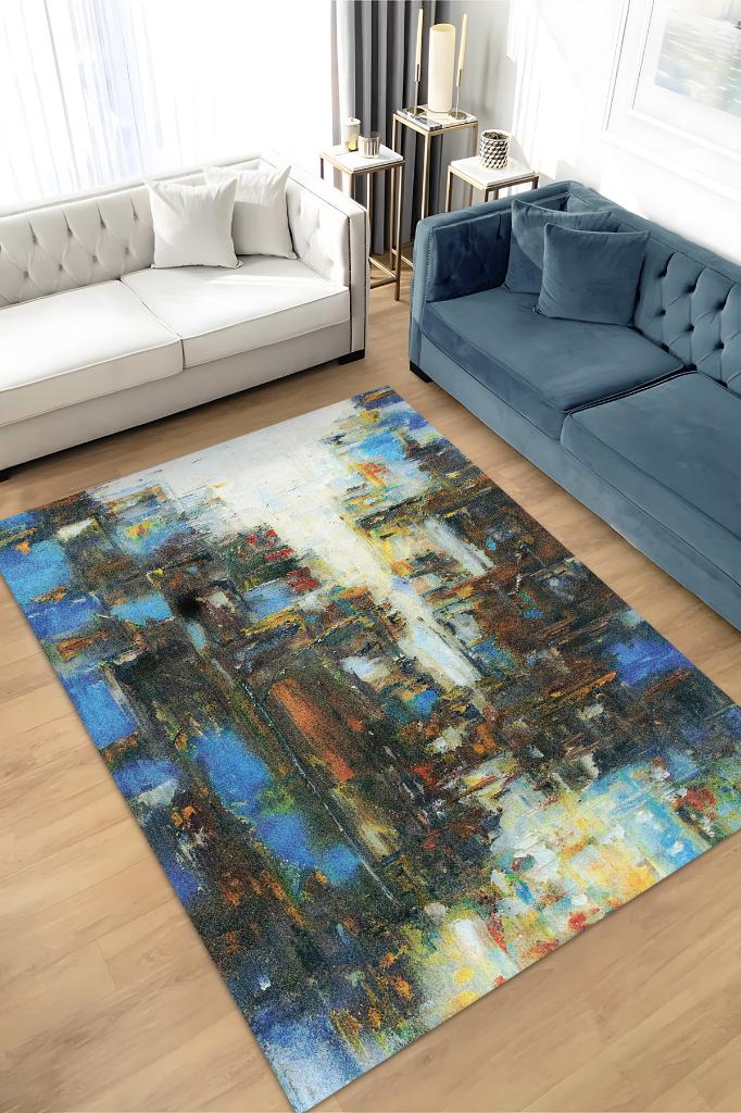 Yağmurlu Bir Hikaye Dekoratif Halı