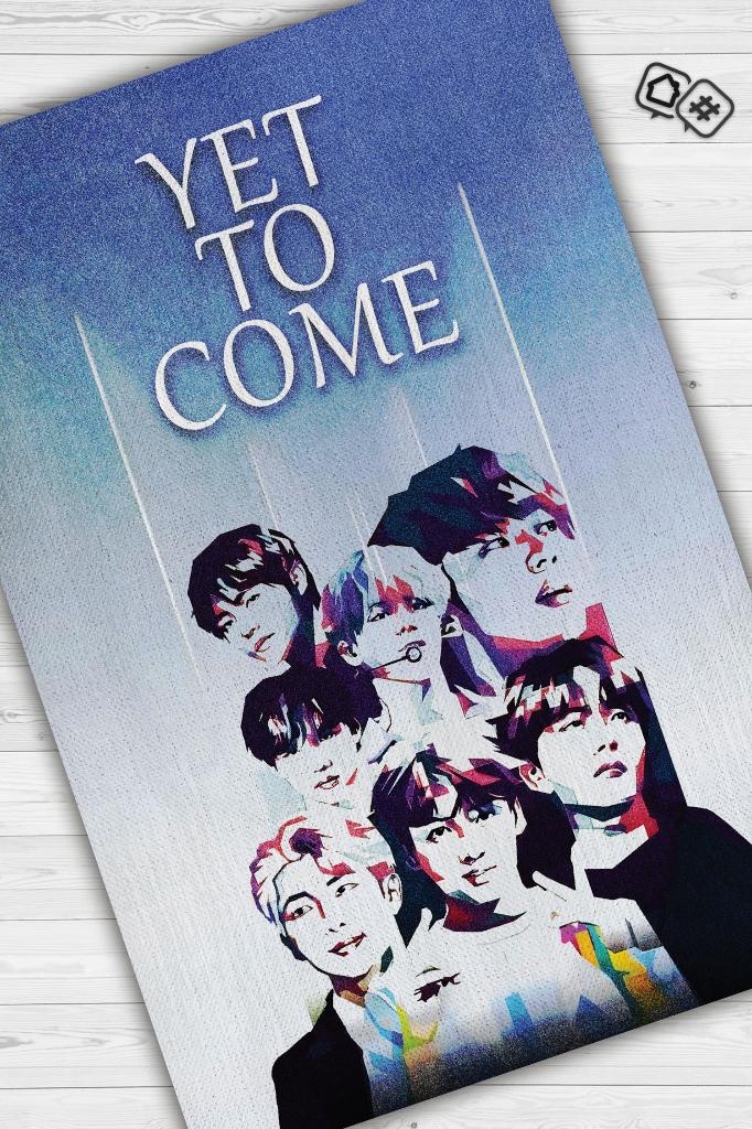 Yet to Come BTS Çok Renkli Halı Müzik Sever Halısı Kpop Figürlü Genç Odası Halısı Özel Halı