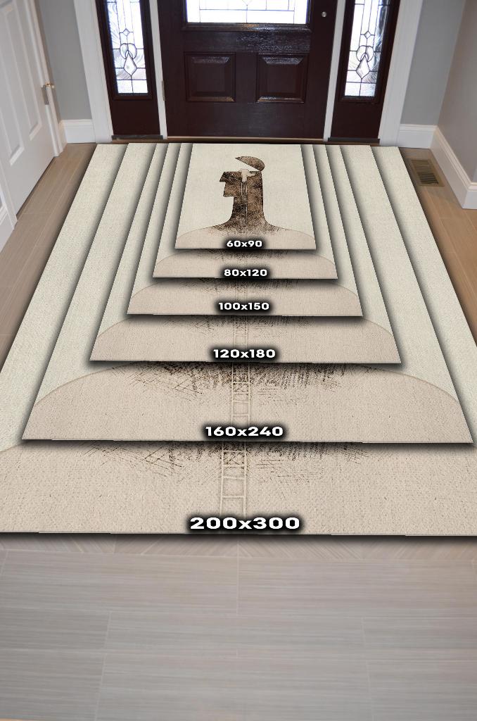 Zihnime Bakış Dekoratif Halı