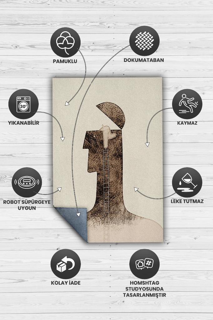 Zihnime Bakış Dekoratif Halı