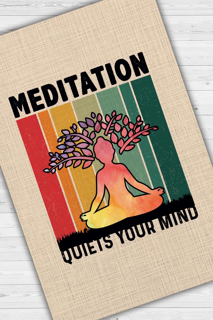 Zihnini Sakinleştir Renkli Halı Meditasyon Sever Halısı Hediyelik Halı Yoga Halısı