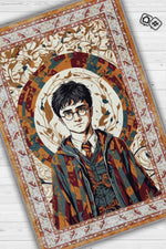 Pop Art Renkli Harry Potter Halısı Yıkanabilir Çocuk Odası Halısı Çok Renkli Halı Bohem Tarzı Potterhead Halısı