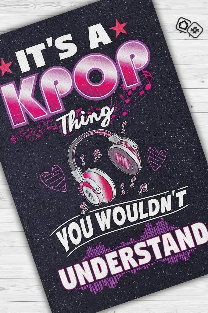 Bu K-pop Sen Anlamazsın Siyah Renkli Halı Genç Odası Halısı Kpop Sever Genç Odası Halısı