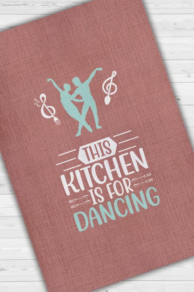 Bu Mutfak Dans Etmek İçin Dekoratif Mutfak Halısı