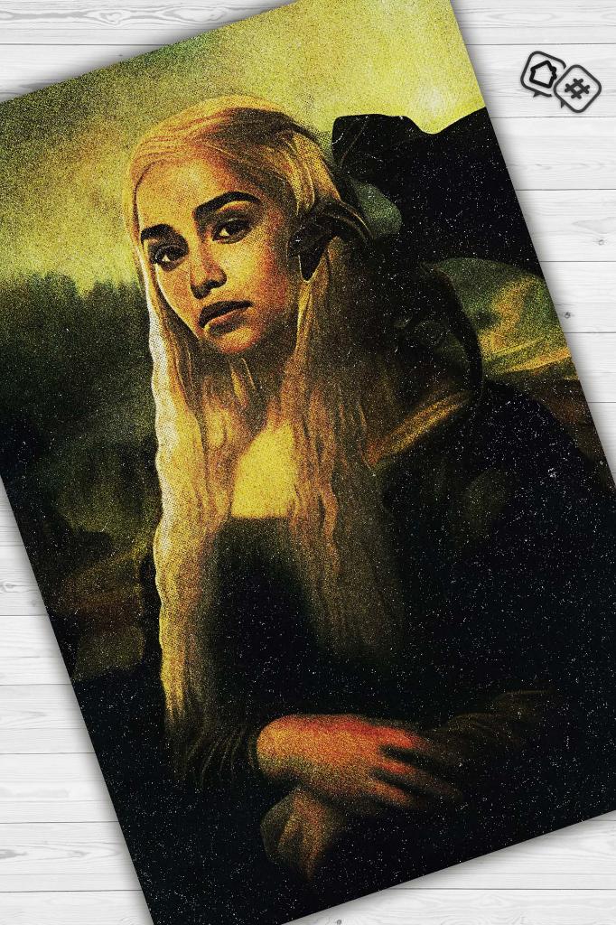 Daenerys Film Desenli Halı Game Of Thrones Film Halısı Çok Renk Dokulu Film Serisi Halı