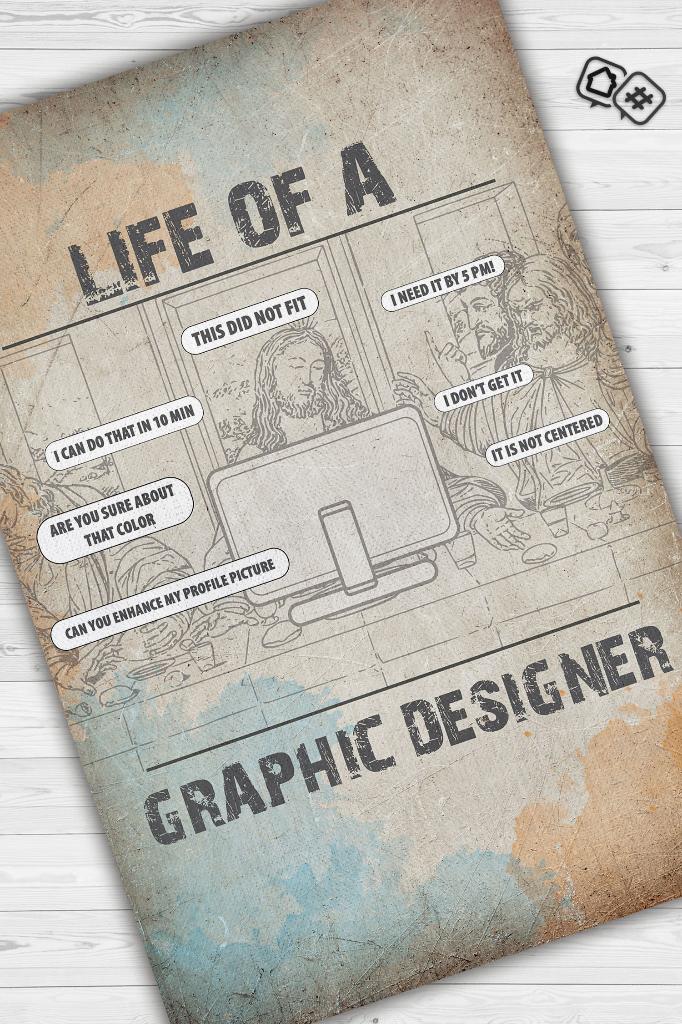 Grafikerin Hayatı Dekoratif Tasarımcı Halısı