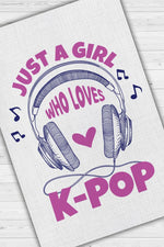 K-pop Seven Bir kız Dekoratif Halı