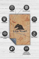 Küçük Sihirbaz Harry Potter Desenli Halı Bej Renkli Halı Harry Potter Film Sever Halısı