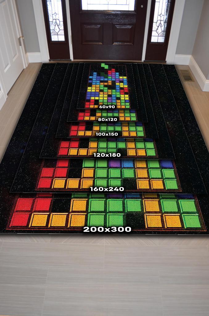 Tetris Gamer Halısı
