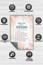 Veganın Cevapları Dekoratif Vegan Halısı